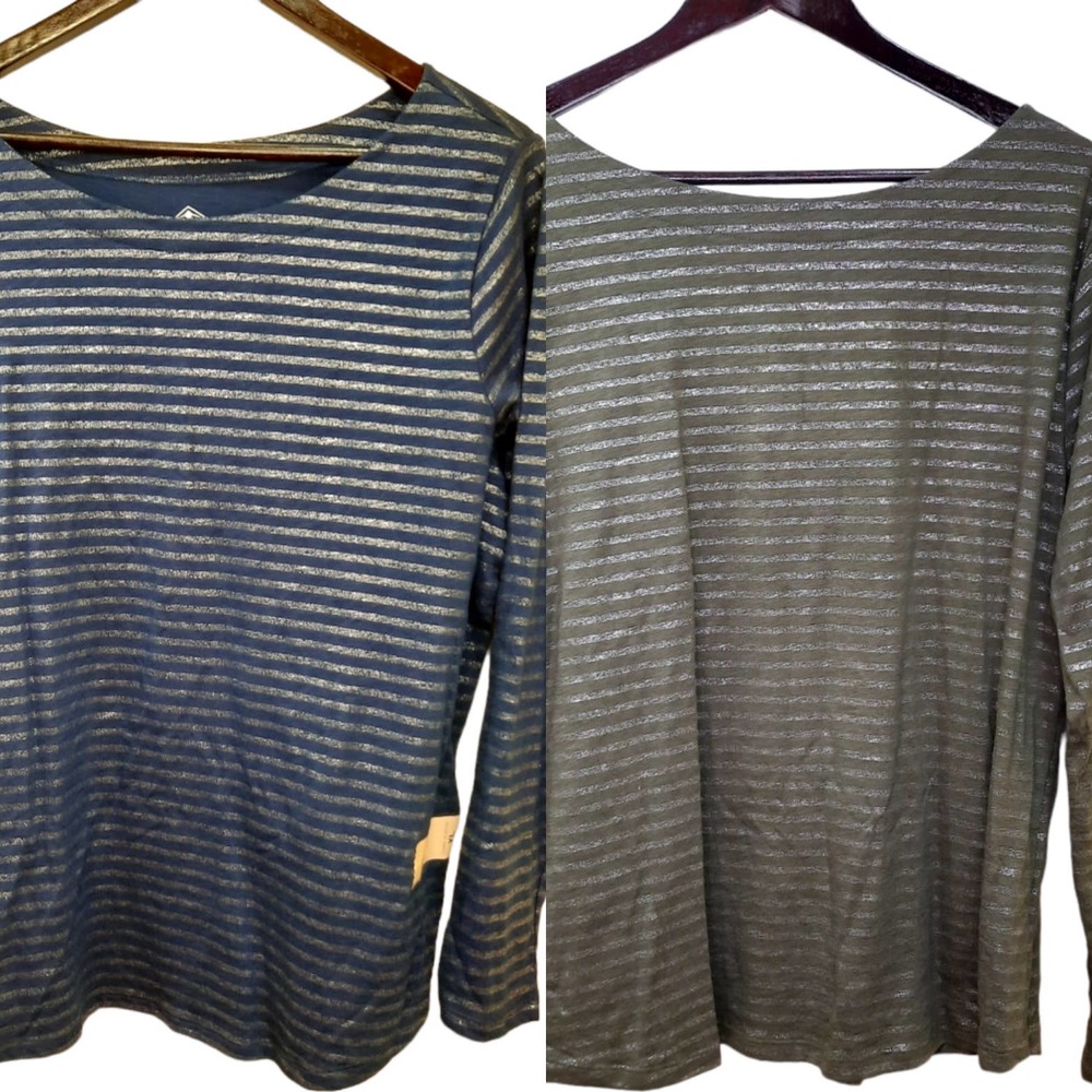 NWOT ST Johns Bay| Long Sleeve Womens T-shirt Lot (2) XL